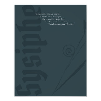 Affiche Sisyphe Foto Afdruk