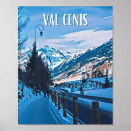 Affiche Val-Cenis Poster