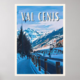 Affiche Val-Cenis Poster