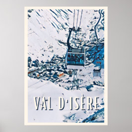 Affiche Val d'Isère Poster