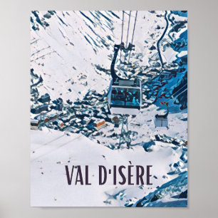 Affiche Val d'Isère Poster