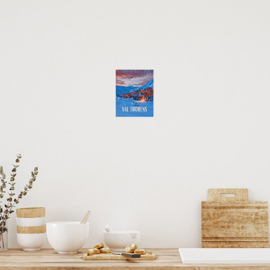 Affiche Val Thorens Poster (Keuken)