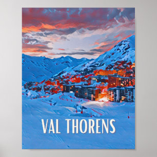 Affiche Val Thorens Poster