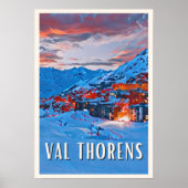 Affiche Val Thorens Poster (Voorkant)