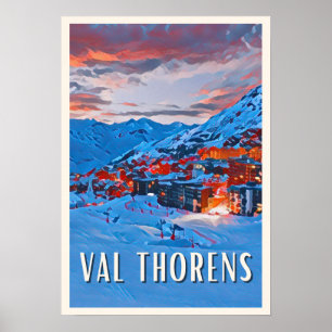 Affiche Val Thorens Poster