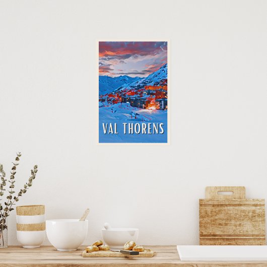 Affiche Val Thorens Poster (Keuken)