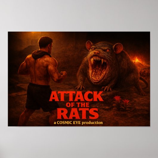Affiche van Aanval van de Ratten Poster (Voorkant)