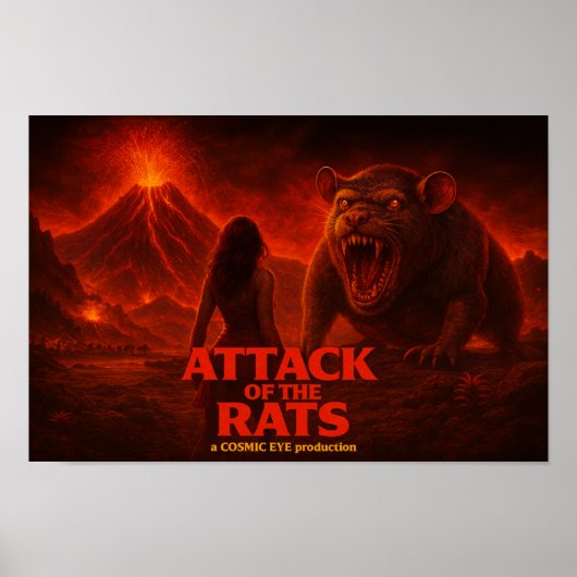 Affiche van Aanval van de Ratten Poster (Voorkant)