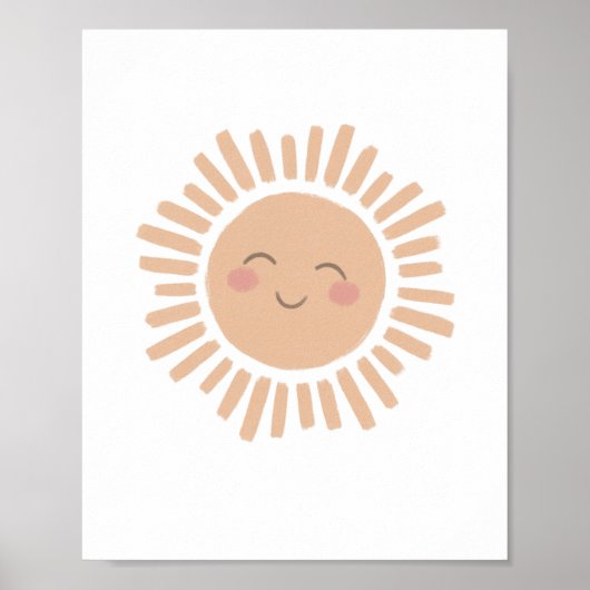 Affiche voor neutrale decoratie van de kinderkamer (Voorkant)