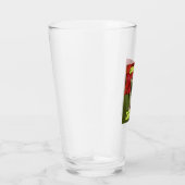 Affiche voor Strawberry Matcha Latte – Trendy Café Glas (Rechts)