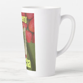 Affiche voor Strawberry Matcha Latte – Trendy Café Mok