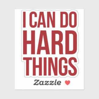 Affimration - I can do hard things Sticker