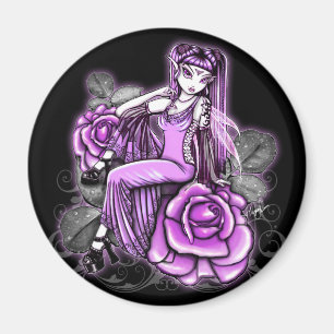 "Affinity" Roze Valentijnsdag Roos Fae Magnet