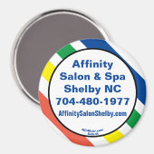 Affinity Salon & Spa-koelkast Magnet (Voorkant / Achterkant)