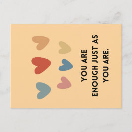 affirmatie-aanmoedigings-Kaart Briefkaart