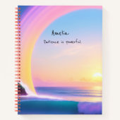 Affirmatie Levendig Magisch Quote Notitieboek (Voorkant)