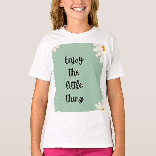 Affirmatief shirt voor meisjes (Voorkant)