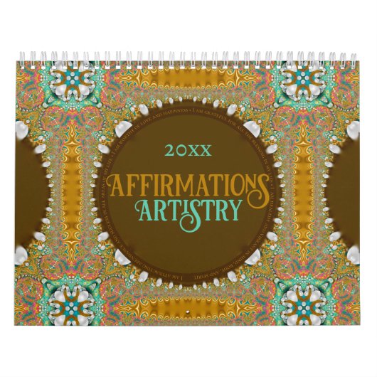 Affirmaties Artistry 12-maands kalender (Hoes)