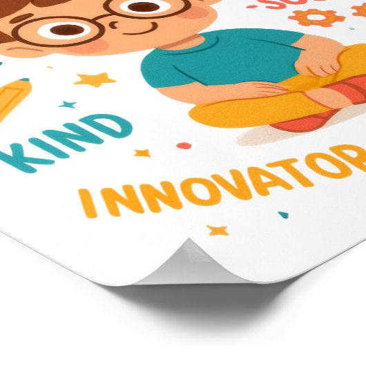 AFFIRMATIES GEPERSONALISEERD POSTER VOOR JONGENS (Hoek)