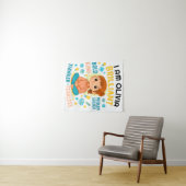 AFFIRMATIES VOOR MEISJES (gepersonaliseerd) Wandkleed (In Situ (horizontaal))