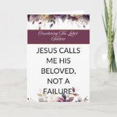 Affirmation card mental wellness for her - White  Kaart (Voorkant)