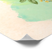 Affirmation Faith: God's Peace Is Alive Within Me Poster (Hoek)