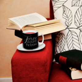 Affirmationeel fortuin bevoordeelt de dappere zwar koffiemok