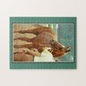 Affirmed Thoroughbred Racehorse 1978 Legpuzzel (Horizontaal)