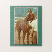 Affirmed Thoroughbred Racehorse 1978 Legpuzzel (Verticaal)