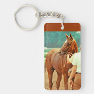 Affirmed Thoroughbred Racehorse 1978 Sleutelhanger