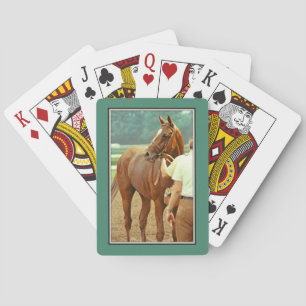 Affirmed Thoroughbred Racehorse 1978 Speelkaarten