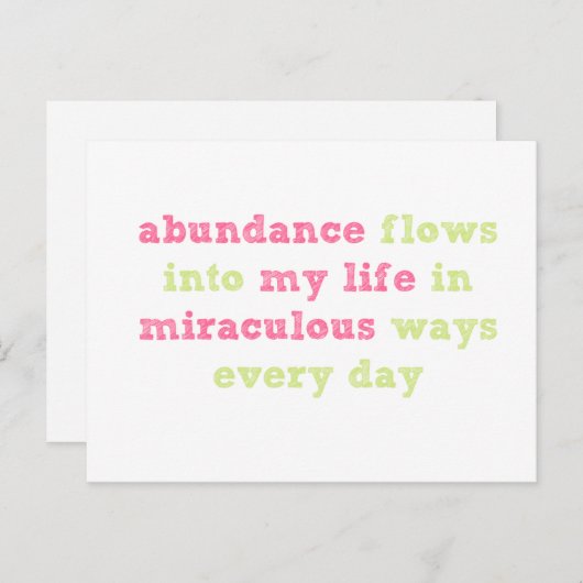 Affirmware Postcard Briefkaart (Voorkant / Achterkant)