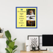 Affisch - En svensk tijger Poster (Thuiskantoor)