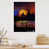 Affisch Skymnings in Lapland Poster (Keuken)