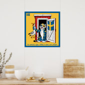 Affisch — Svensk tiger Poster (Keuken)