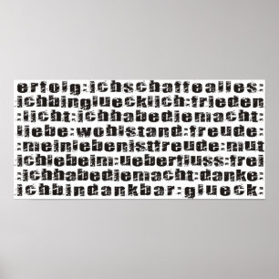 Affitmationen Poster