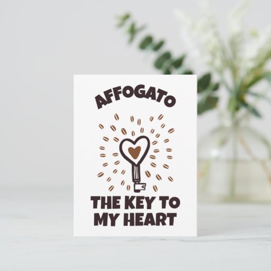 Affogato Briefkaart (Staand voorkant)