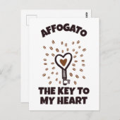 Affogato Briefkaart (Voorkant / Achterkant)