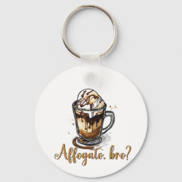 Affogato, bro?, Cafeïneverslaafde Affogato Sleutelhanger