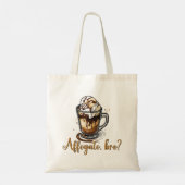 Affogato, bro?, Italiaans koffie-ijscafé Tote Bag (Achterkant)