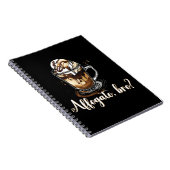 Affogato, bro?, Italiaanse koffieliefhebber ijs Notitieboek (Rechterzijde)