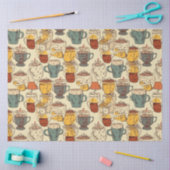 Affogato Koffie No 4 efemera collage patroon Tissuepapier (Craft)