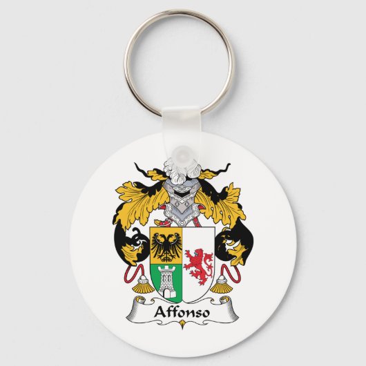 Affonso Family Crest Sleutelhanger (Voorkant)