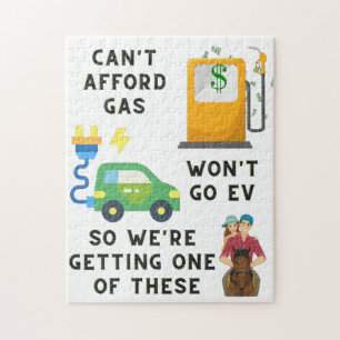 Afford Gas of EV kan dus geen paardenheekcadeau ko Legpuzzel