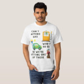 Afford Gas of EV kan dus geen paardenheekcadeau ko T-shirt (Voorkant volledig)