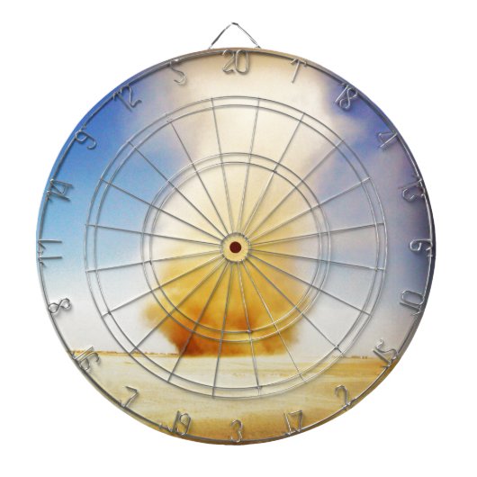 Afganistan Dust Devil Dart Board Dartbord (Voorkant)