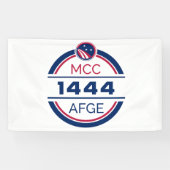 AFGE 1444-banner Spandoek (Horizontaal)