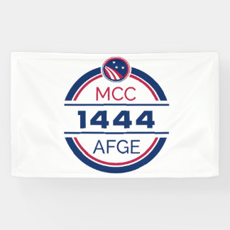 AFGE 1444-banner Spandoek