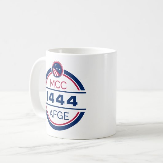 AFGE Local 1444 Koffie Mok (Voorkant links)
