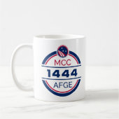 AFGE Local 1444 Koffie Mok (Links)